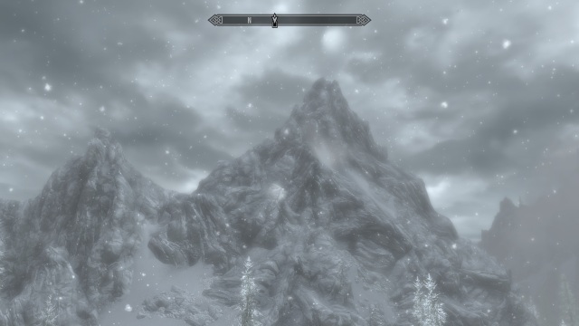 The peak on which Bleak Falls Barrow is situated.